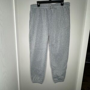 Real Essentials Gray Jogger Sweatpants |‎ Size 2XL Men's Drawstring Waist Pocket